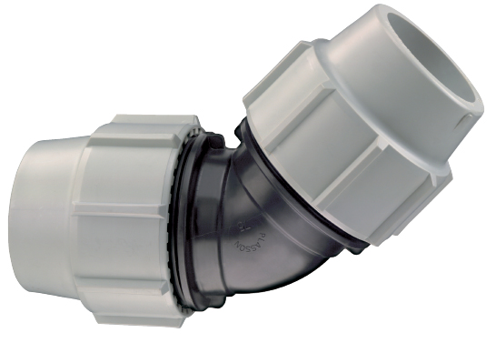Plasson CF koljeno  45° 40-40 L7