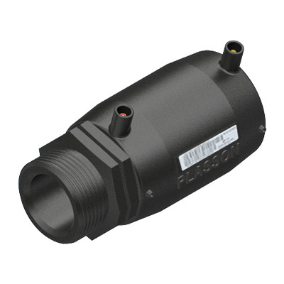 Plasson el. prelaz PE/FE M 63x2" sa spojnicom