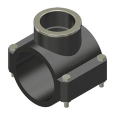 Plasson sedlo prelazno 110-6/4" L7