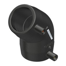 Plasson el.koljeno 45°PE100 SDR11 D75